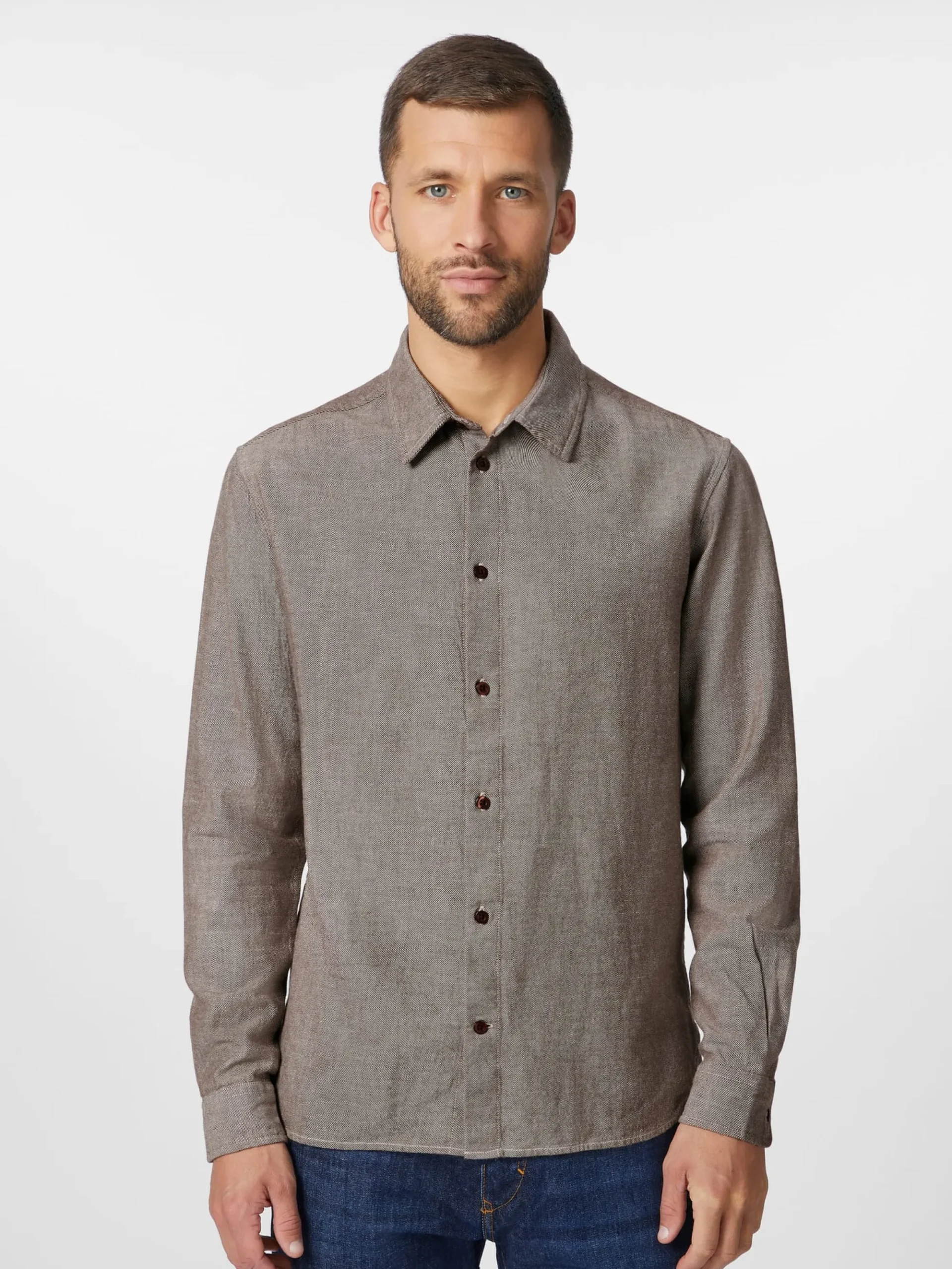 Hemden * Knowledge Cotton Apparel Herren-Twillhemd
