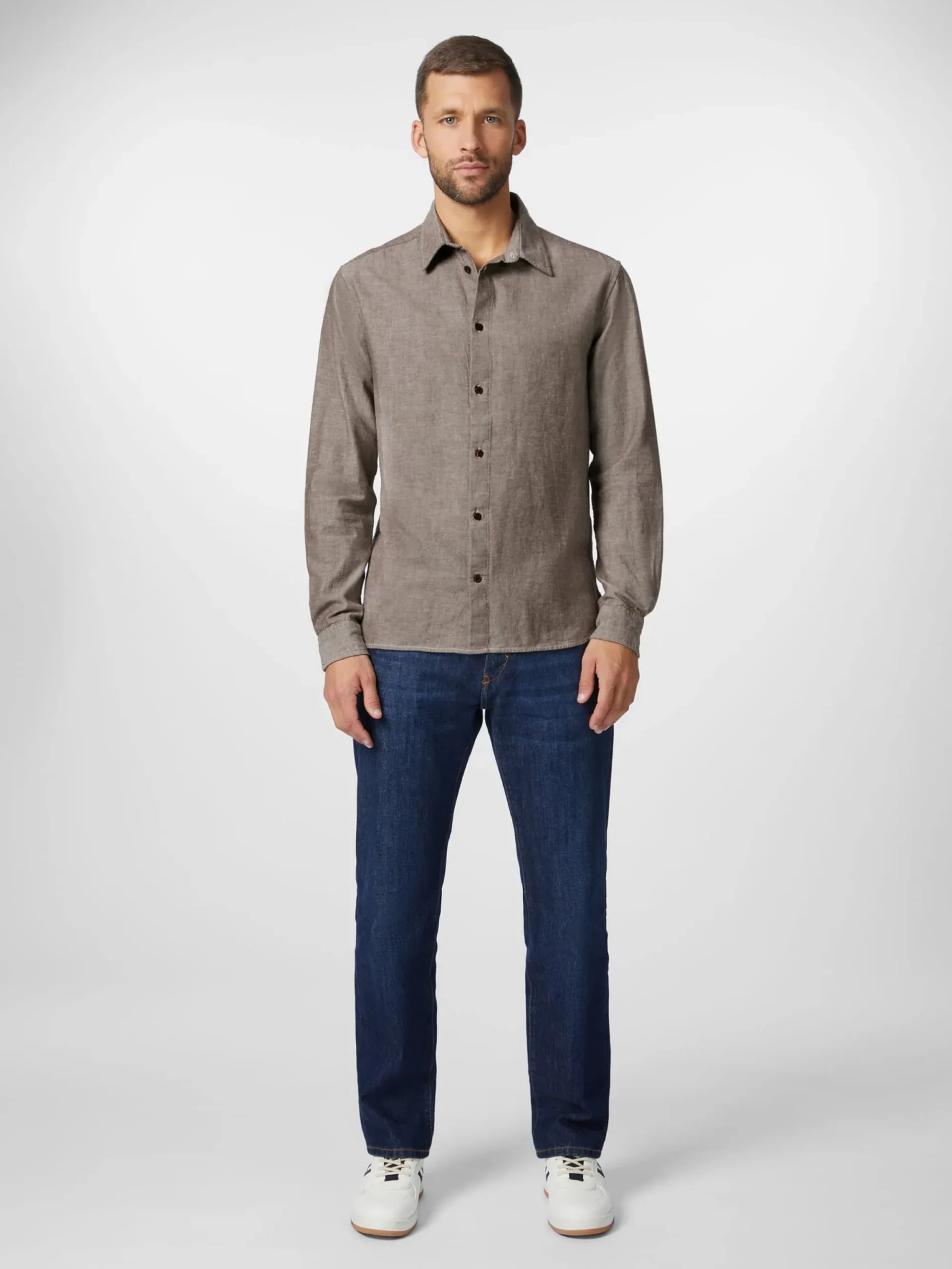 Hemden * Knowledge Cotton Apparel Herren-Twillhemd