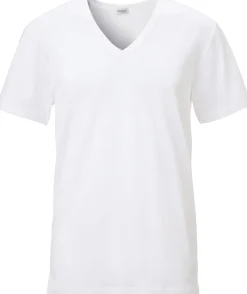 Wäsche|Shirts * Zimmerli Herrenunterhed V-Auchnitt Weiß
