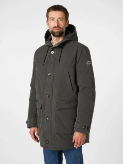 Jacken * Ecoalf Herren-Winterjacke Schiefergrau