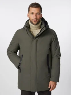 Jacken * Ecoalf Herren-Winterparka Oliv