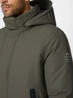 Jacken * Ecoalf Herren-Winterparka Oliv