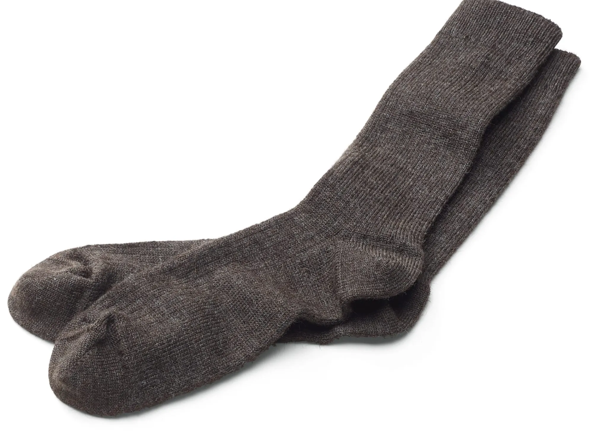 Socken * About Companions Herren-Wollsocke Braunmelange