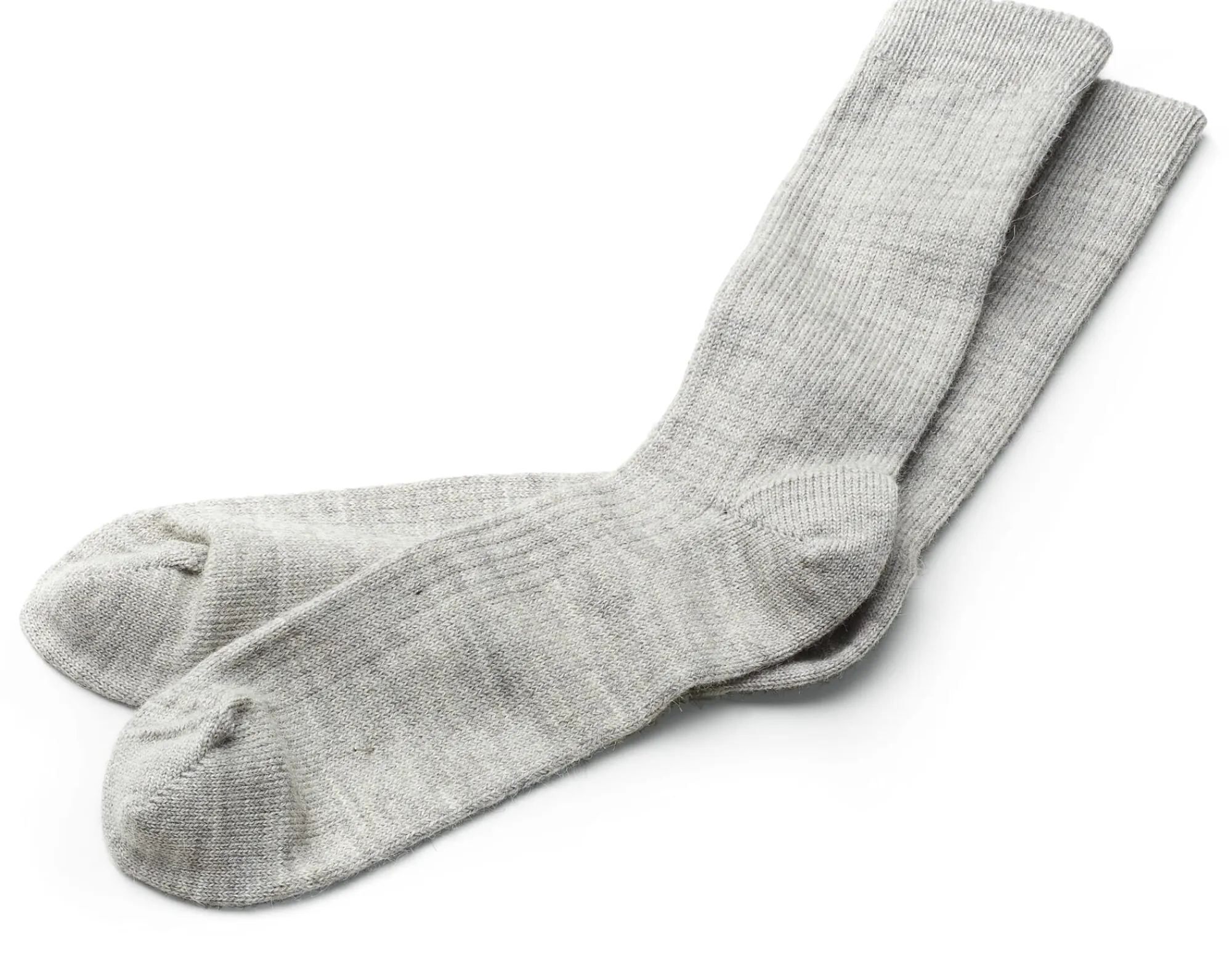 Socken * About Companions Herren-Wollsocke Graumelange