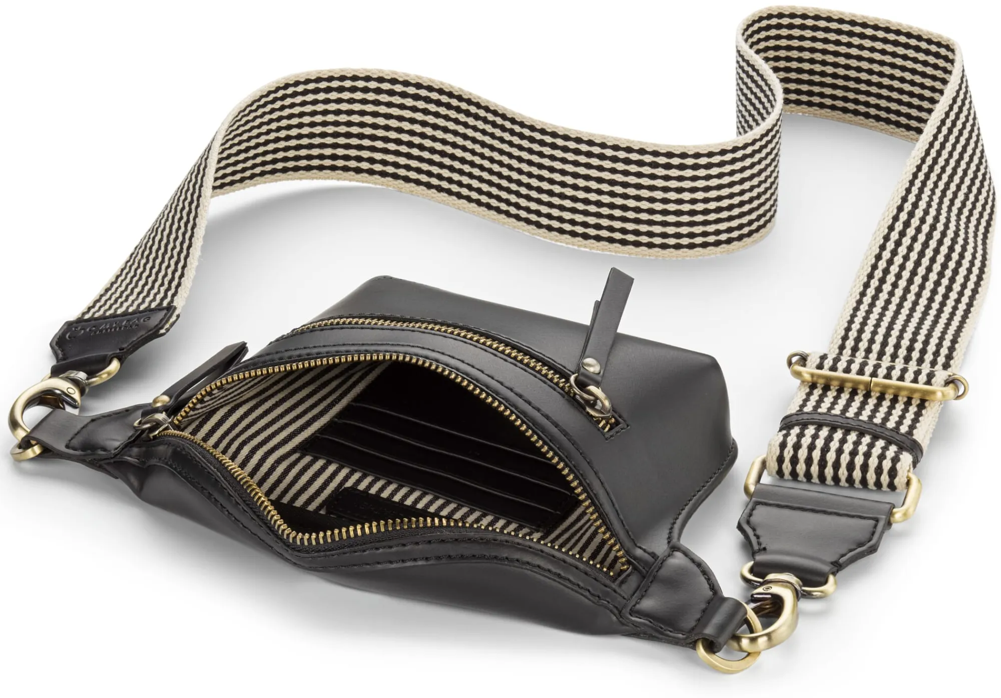 Umhänge- & Handtaschen|Handtaschen * O My Bag Hüft-Schultertasche Schwarz