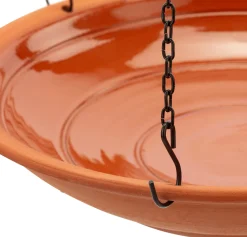 Nist- & Futterplätze * Manufactum Hängende Vogeltränke Terrakotta