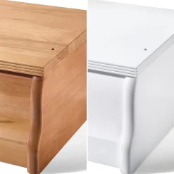 Schränke & Regale * Shannon Hochsockel mit Schubkasten Weiß
