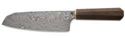 Messer Kohlenstoffstahl * Hohenmoorer Messermanufaktur Hohenmoorer Santoku Damaszenerstahl