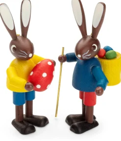 Osterdekoration * holz.kunst Holzanhänger Hasenkinder