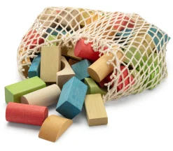 Holzspielzeug|Holzspielzeug * nic - Spiel + Art Holzbauklötze bunt