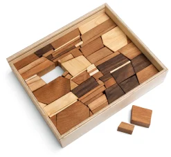 Holzspielzeug|Konstruktionsspiele * Holzbausteine Mauerspiel