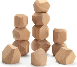 Holzspielzeug|Konstruktionsspiele * KarkenDiem Holzbausteine Naturformen