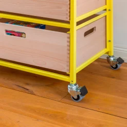 Haushaltsutensilien|Schränke & Regale * MAGAZIN Holzkiste zu Schubladenregal Stellage zwei