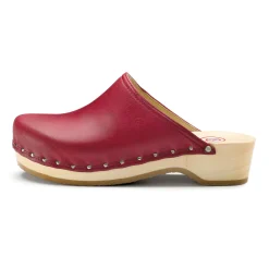 Gartenbekleidung|Gartenschuhe * Berkemann Holzschuh Nappa Rot