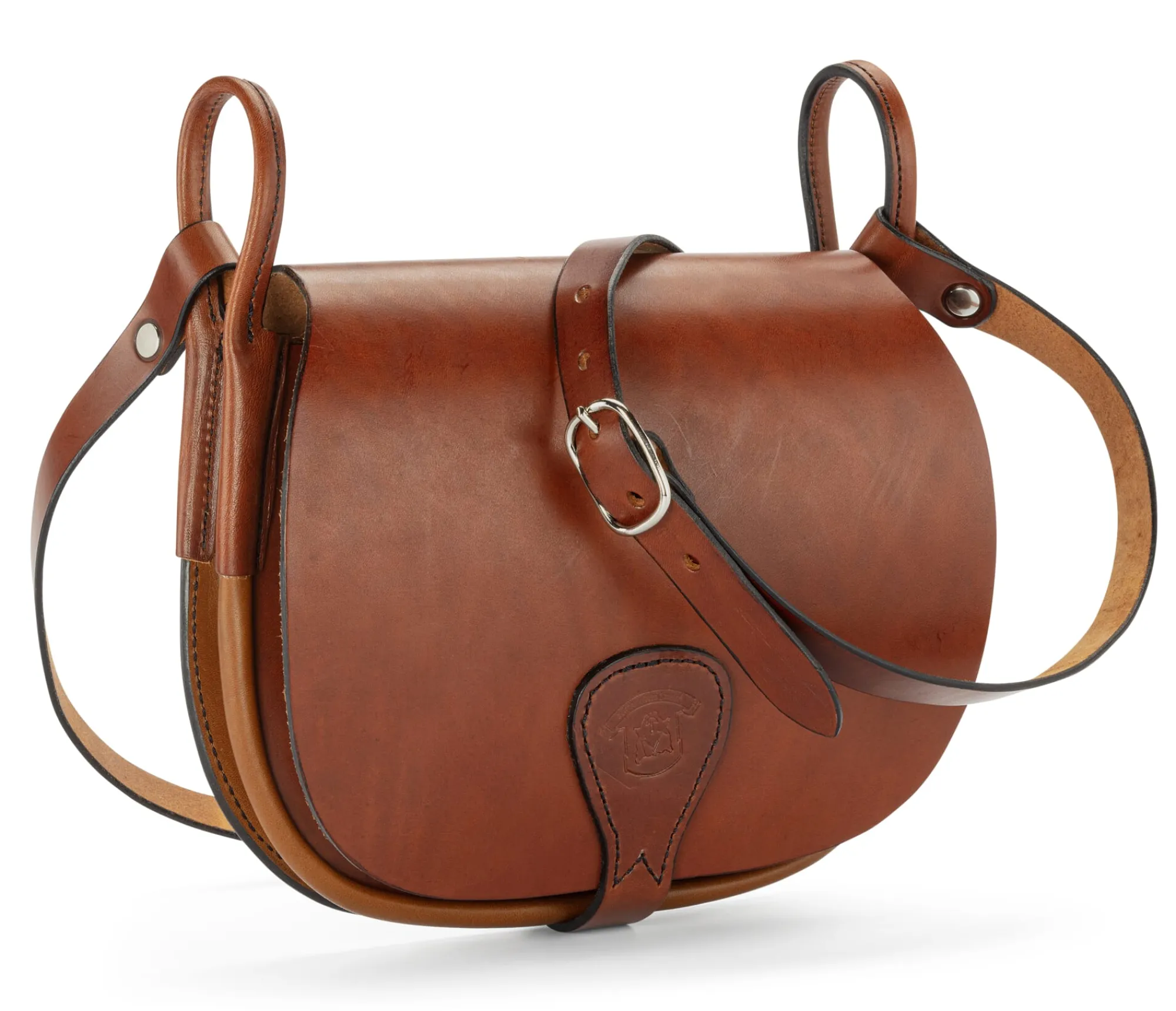 Umhänge- & Handtaschen|Handtaschen * Hofsattlerei Cosack Jagdtasche Rindleder