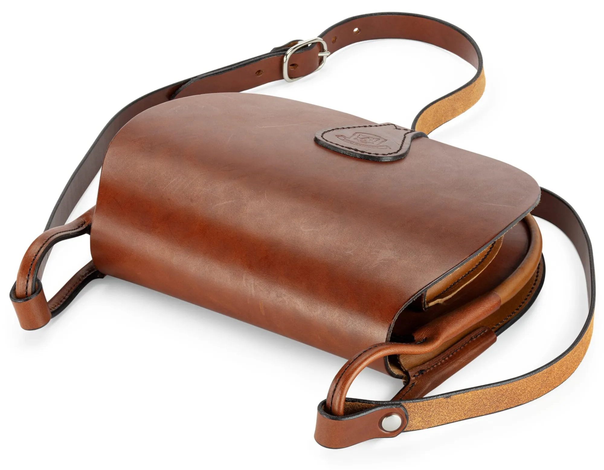 Umhänge- & Handtaschen|Handtaschen * Hofsattlerei Cosack Jagdtasche Rindleder