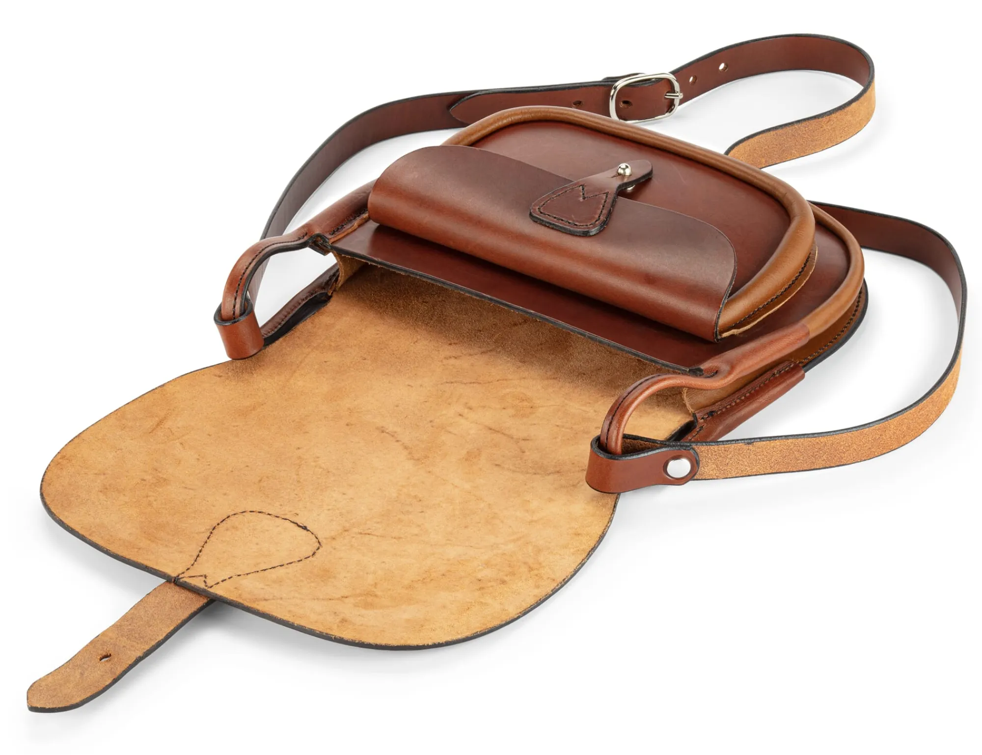 Umhänge- & Handtaschen|Handtaschen * Hofsattlerei Cosack Jagdtasche Rindleder