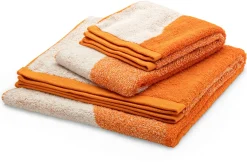 Handtücher * Murakami Pile Japanisches Frottiertuch Orange