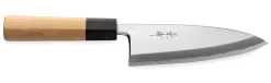 Messer Kohlenstoffstahl * Meister Shiraki und Meister Morimoto Japanisches Kochmesser Deba