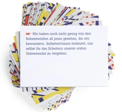 Gesellschaftsspiele * School of Life Karten-Set Selbstvertrauen
