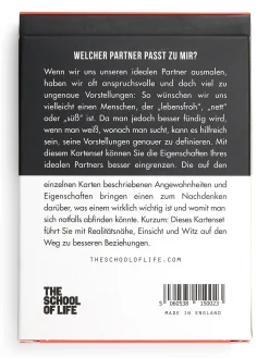 Gesellschaftsspiele * School of Life Karten-Set Welcher Partner passt zu mir?