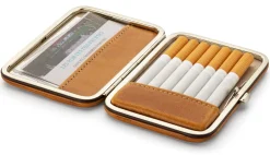 Weitere Accessoires|Weitere Accessoires * F. Hammann Karten- und Zigarettenetui Rindleder