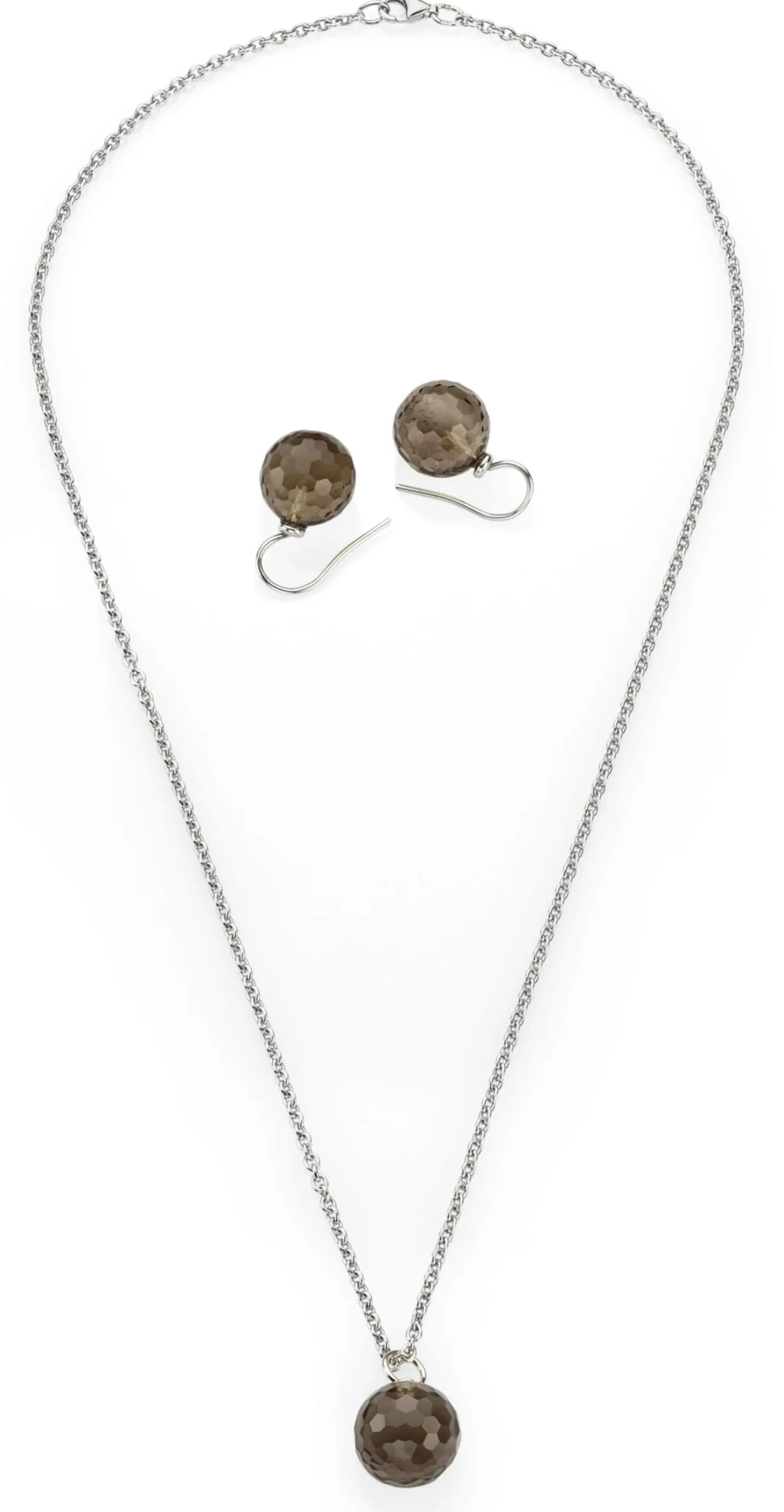 Schmuck * Ménard Kette mit Rauchquarz-Anhänger