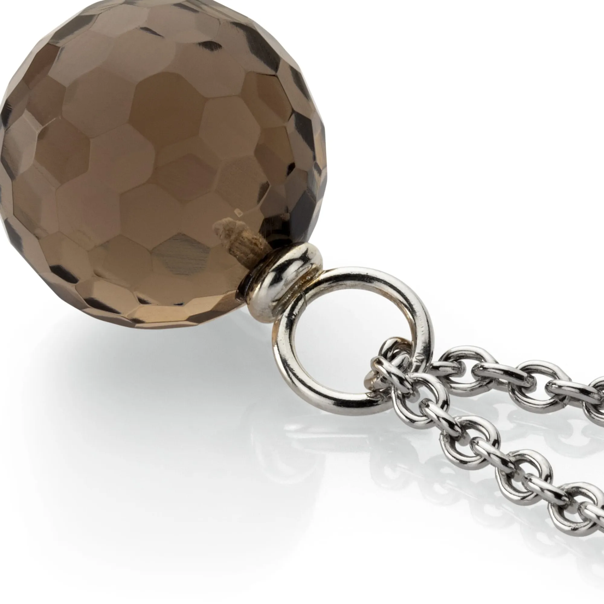 Schmuck * Ménard Kette mit Rauchquarz-Anhänger