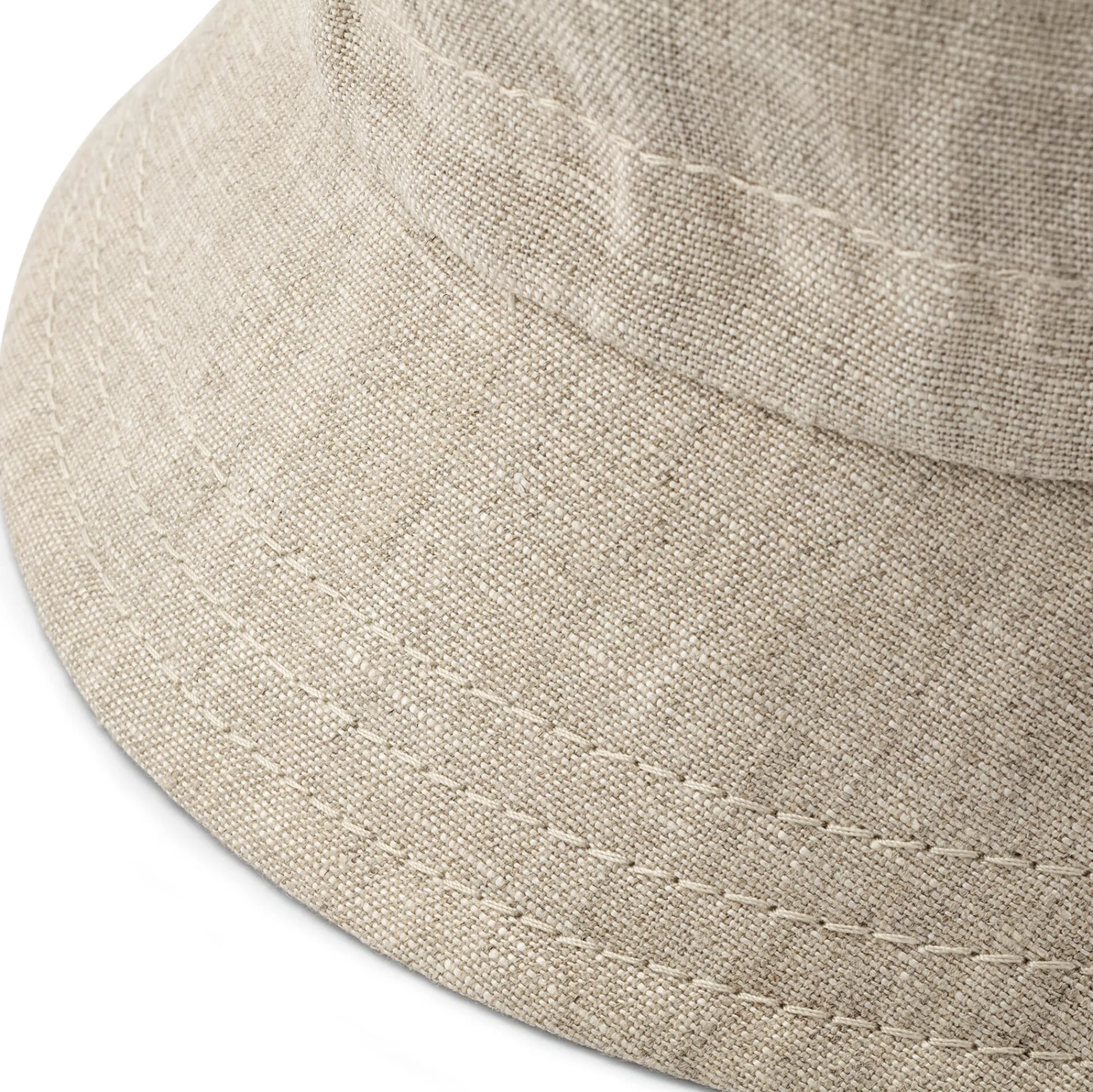 Kinderaccessoires * Pure Pure Kinder-Bucket-Hat Leinen Natur