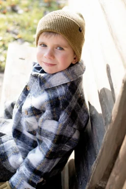 Kinderbekleidung * Pure Pure Kinder-Hemdjacke Wollwalk kariert