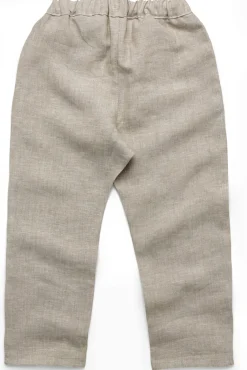 Kinderbekleidung * Pure Pure Kinder-Hose Leinen Natur