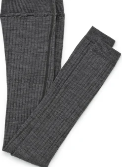 Kinderbekleidung * Pure Pure Kinder-Leggings Merinowolle Dunkelgrau