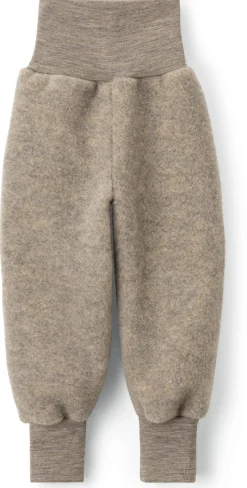 Kinderbekleidung * Engel Kinder-Schlupfhose Schurwollfleece Braunmelange