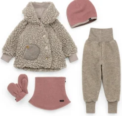 Kinderaccessoires * Pure Pure Kinder-Schlupfschal Wollfleece Rosé