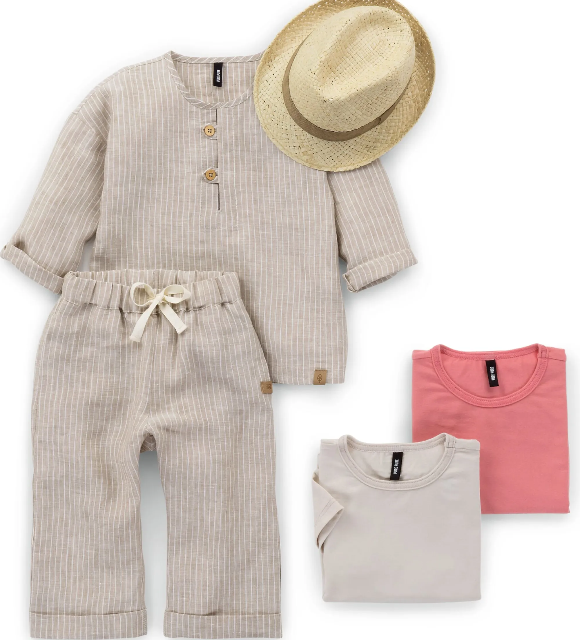 Kinderbekleidung * Pure Pure Kinder-T-Shirt Rosa