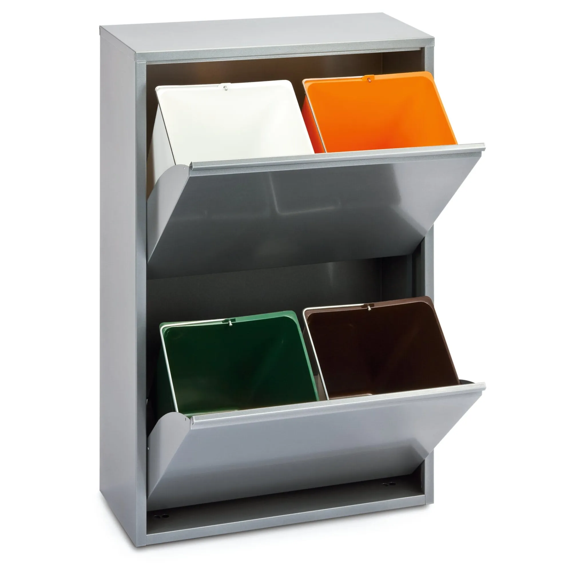 Mülleimer * Dottus Trade Klappschrank Stahl