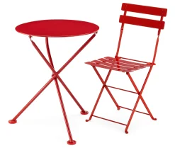 Gartenstühle * Demar Forge Klappstuhl Stahl Rot