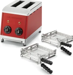 Toaster * Milantoast Klassischer Sandwichtoaster mit Zangen