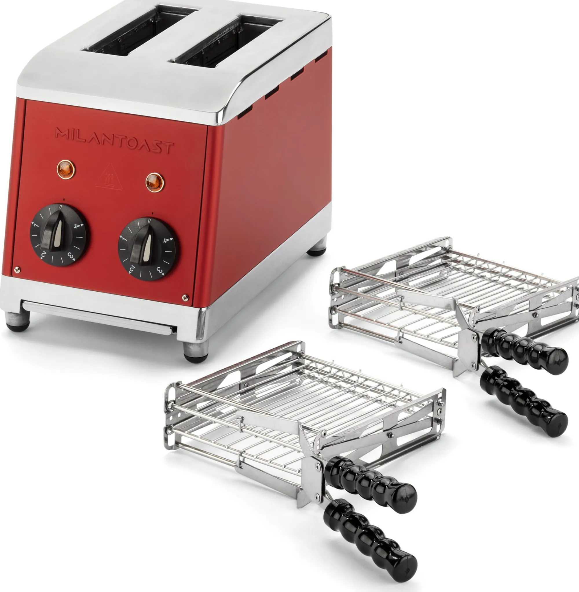Toaster * Milantoast Klassischer Sandwichtoaster mit Zangen