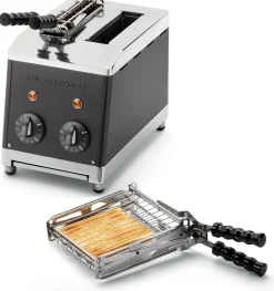 Toaster * Milantoast Klassischer Sandwichtoaster mit Zangen