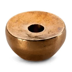 Kerzenhalter * Metallkunstwerkstatt Tobias Harjes Kleiner Tischleuchter Bronzeguss