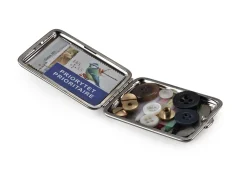 Weitere Accessoires|Weitere Accessoires * vom Hofe Manufaktur Kleines Etui Stahlblech