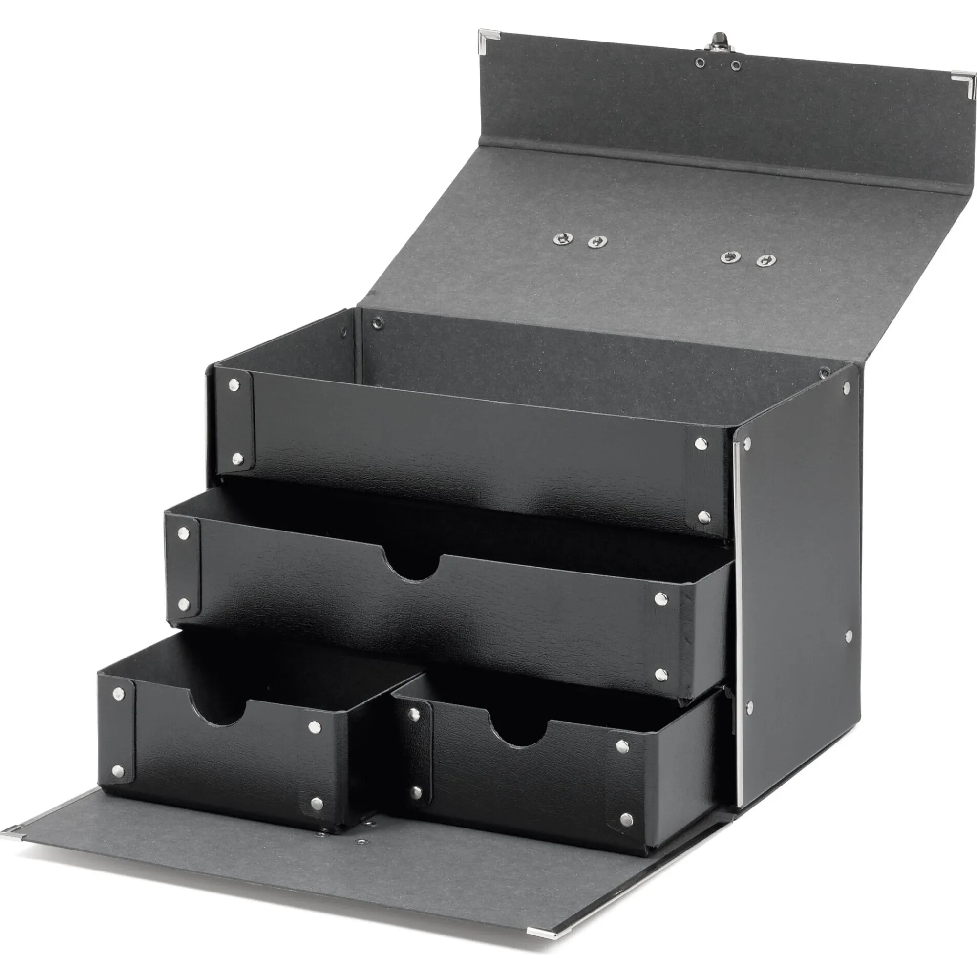 Koffer|Archivboxen * KAZETO spol Kleinteilekoffer Pappe