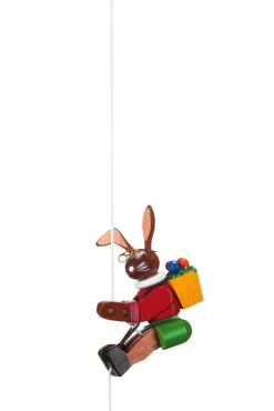 Physikalisches Spielzeug|Holzspielzeug * Peter Ulbricht Kletterfigur Hase