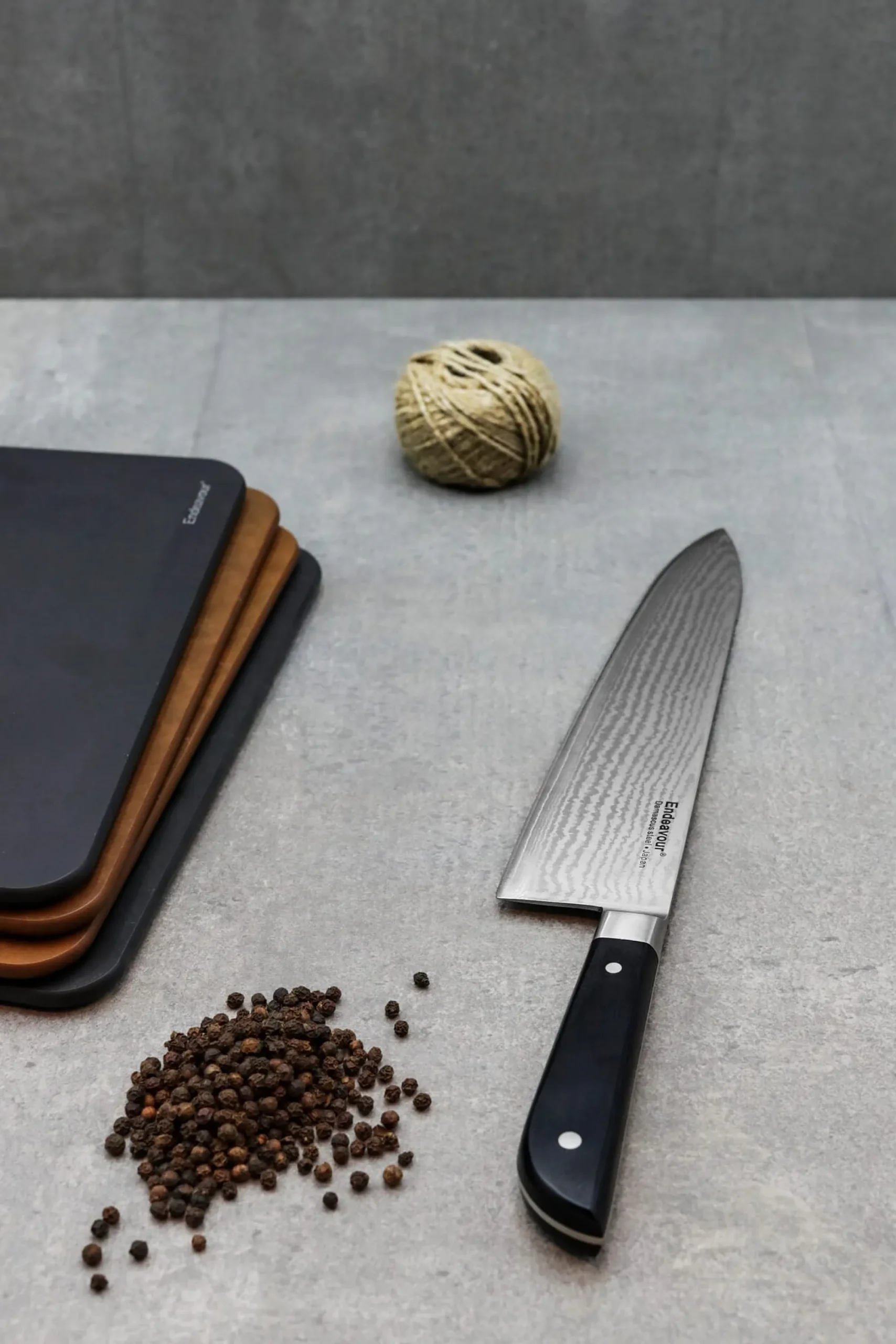 Messer Kohlenstoffstahl|Rostfreie Messer * Kochmesser Endeavour