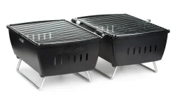 Gartenküche & Grills * Koffergrill Flötz Schwarz