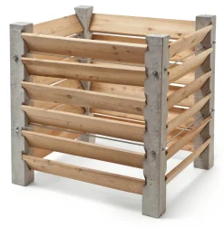Kompostieren * Vollmer Metallbau Kompostkiste Beton / Kiefernholz