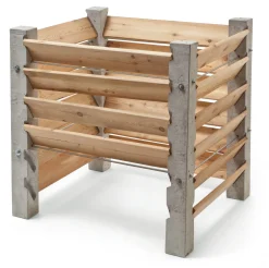 Kompostieren * Vollmer Metallbau Kompostkiste Beton / Kiefernholz