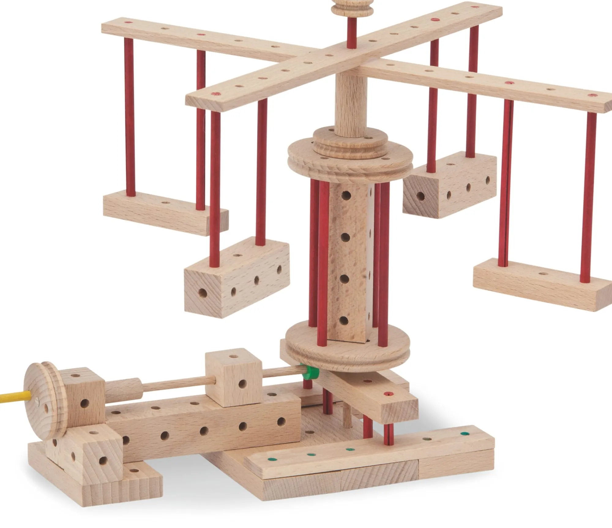 Holzspielzeug|Konstruktionsspiele * Matador Spielwaren Konstruktionsbaukasten Buchenholz