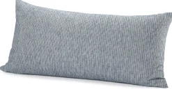 Bettwaren & Bettwäsche * Sampedro Kopfkissenbezug Flanell Fischgrat Blau